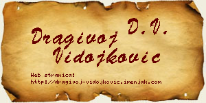 Dragivoj Vidojković vizit kartica